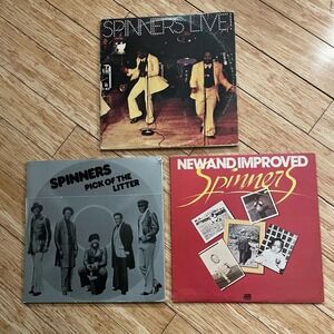 Lot of (3) Spinners LPs vintage vinyl records soul funk 70s